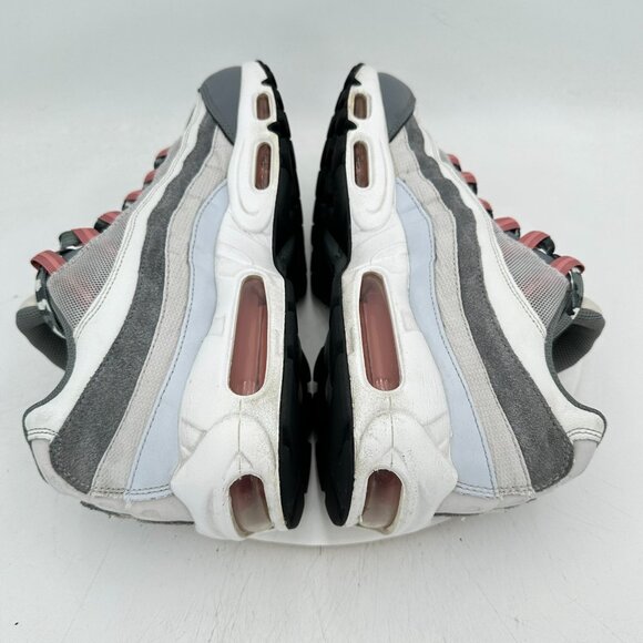 Nike Air Max 95 Men Size 11 DM0011-008 Vast Grey Red Stardust Training Shoes - Picture 6 of 11